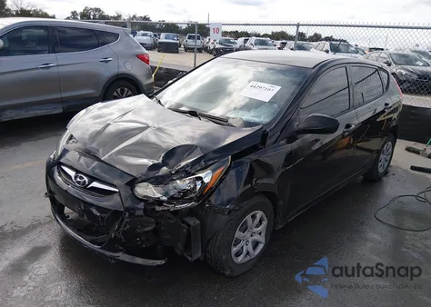 2012 Hyundai Accent Gs z USA, uszkodzony, nr VIN KMHCT5AEXCU027789